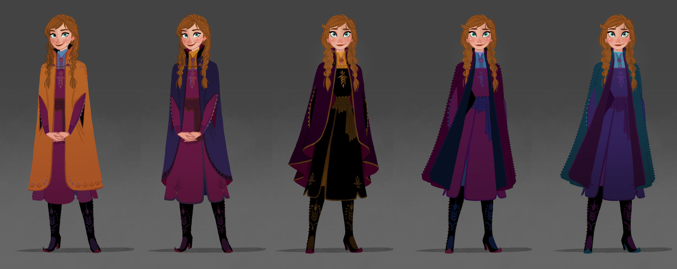 anna frozen outfits